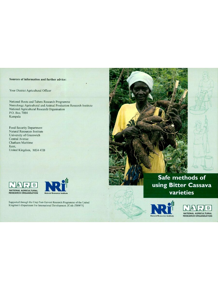 First page of Safe Methods of Using Bitter Cassava Varieties