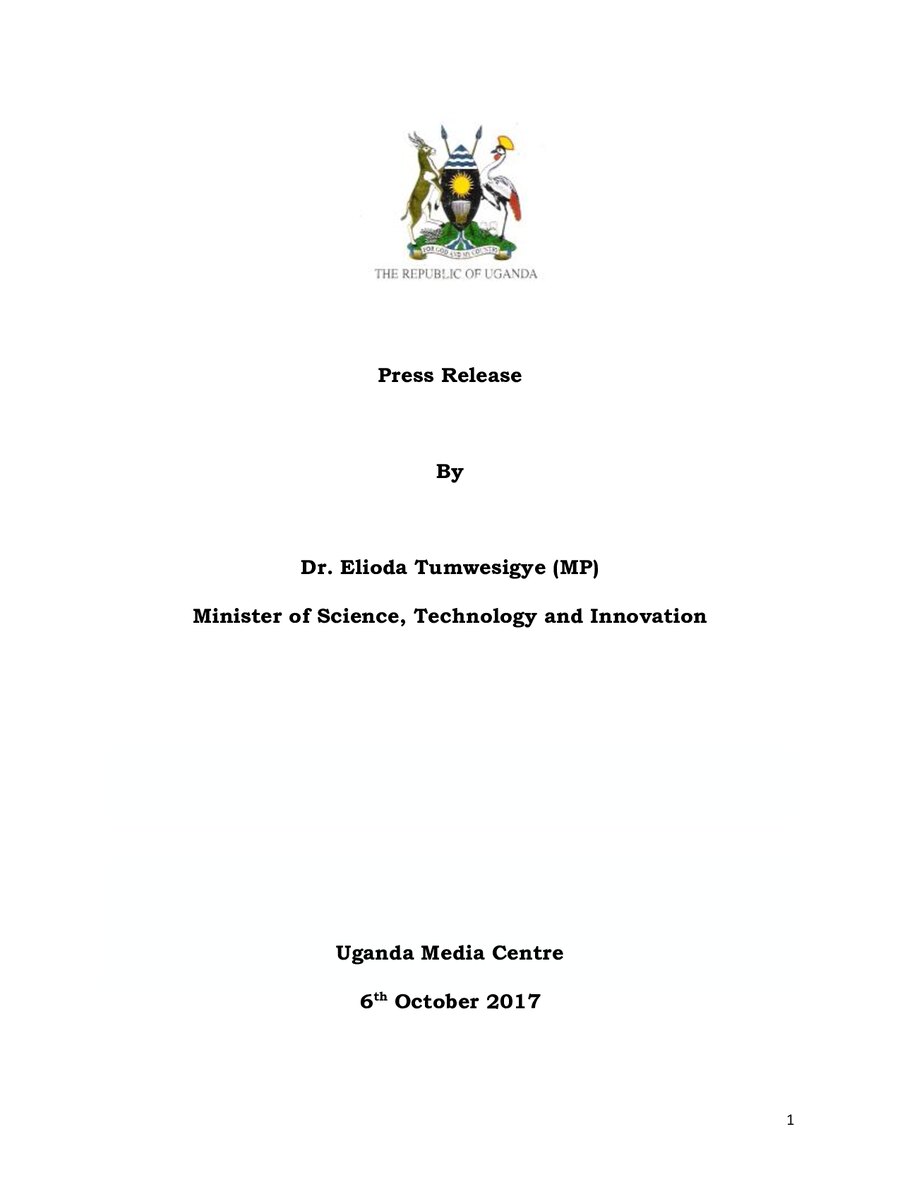 First page of Enactment of the National Biosafety Act by Parliament