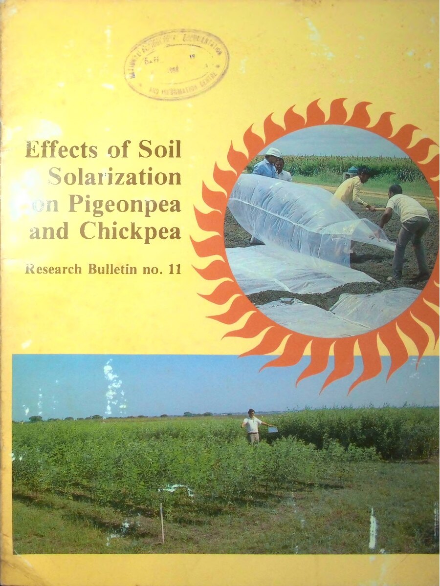 First page of Effects of Soil Solarization on pigeon pea and Chickenpea