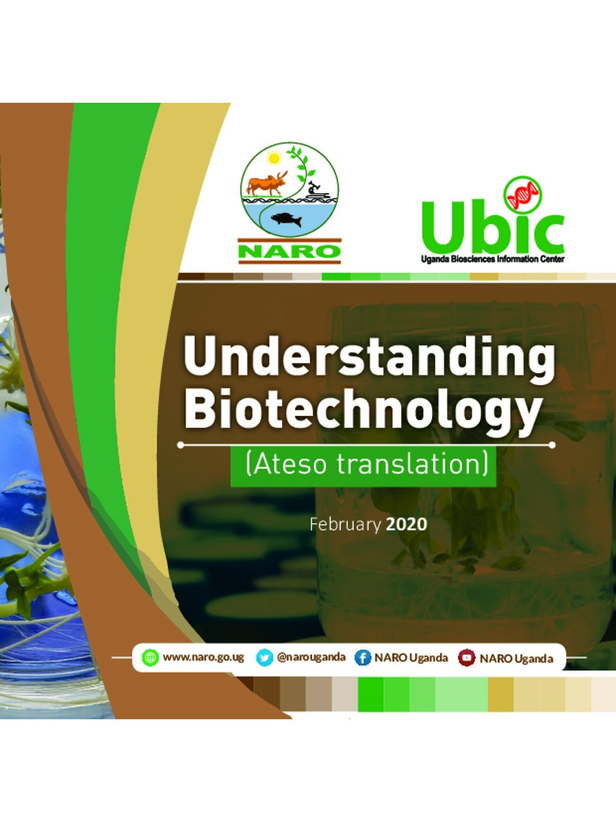 First page of Understanding Biotechnology: Ateso Translation