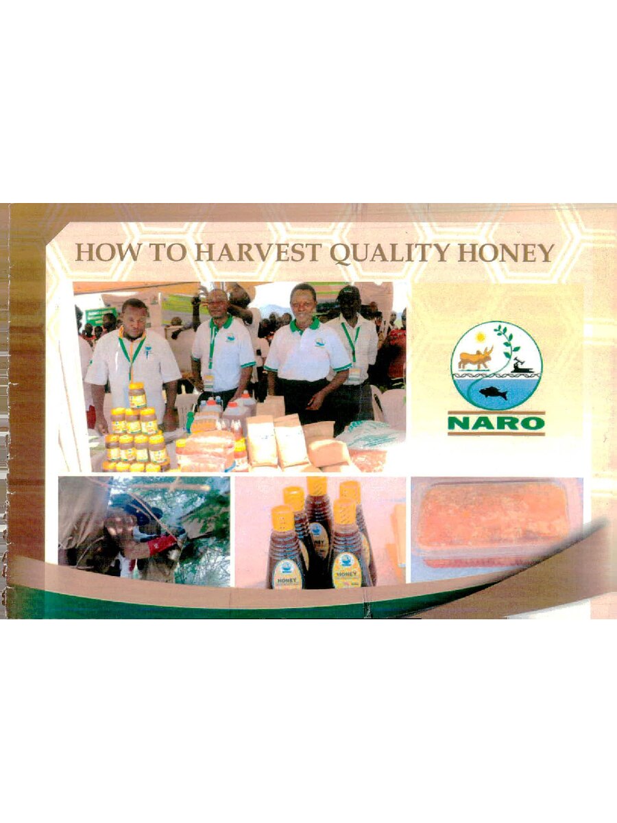 First page of How to Harvest Quality Honey