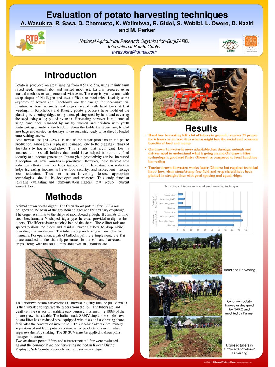 First page of Evaluation of Potato Harvesting Techniques