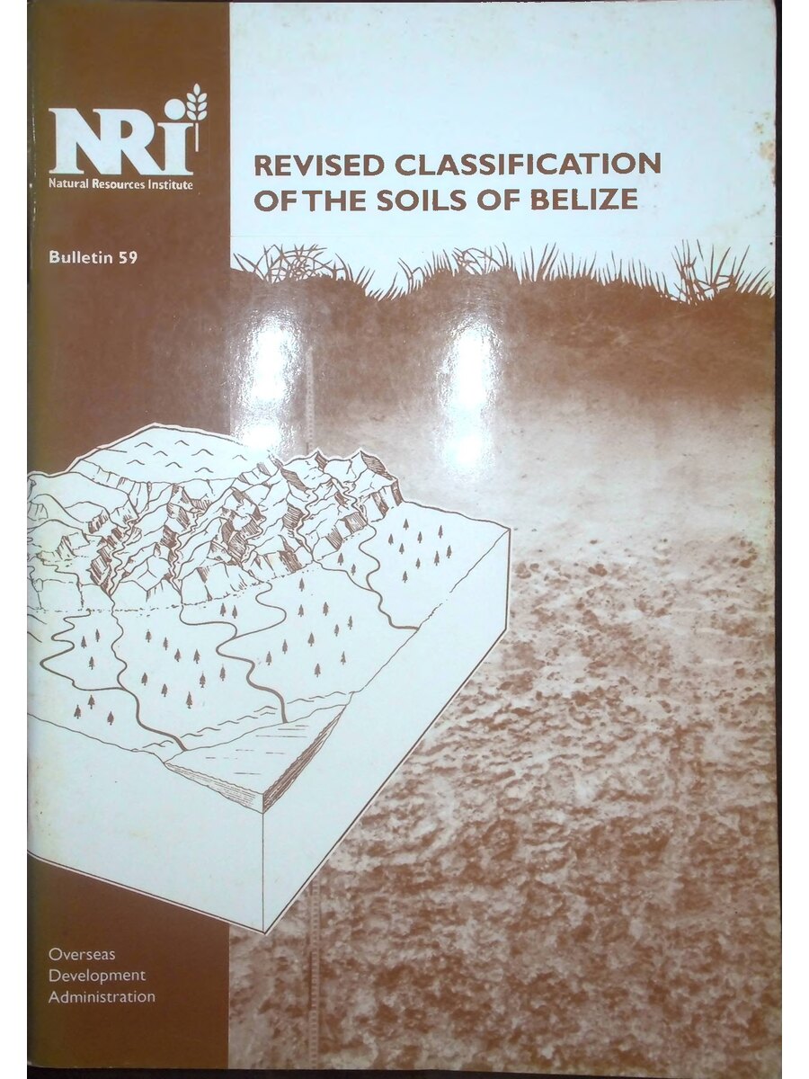 First page of Revised Classification of the Soils of Belize