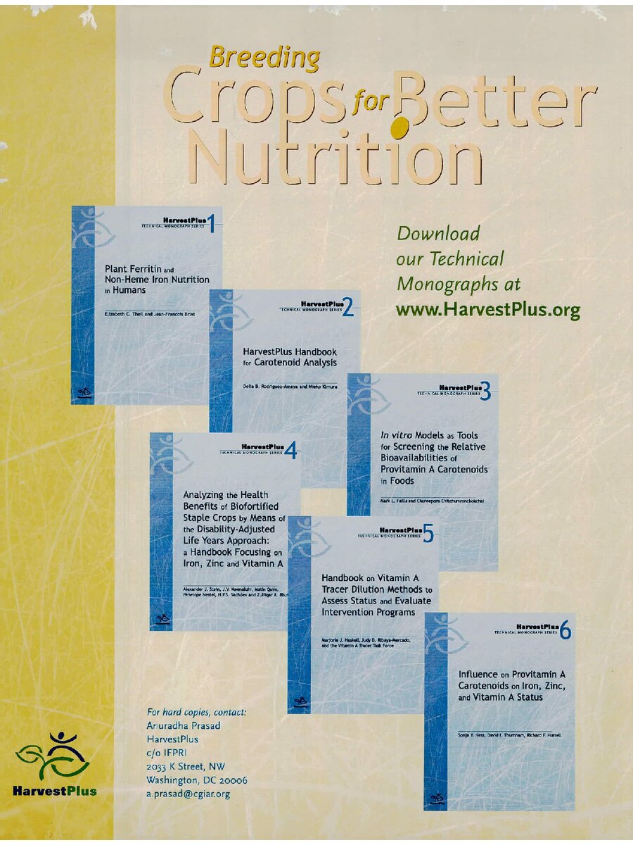 First page of Breeding Crops for Better Nutrition