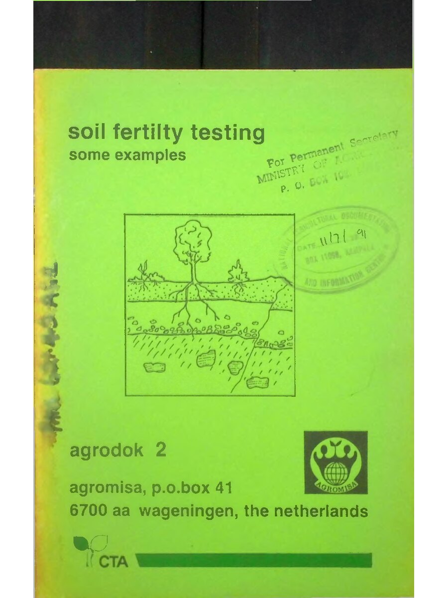 First page of Soil Fertility Testing: Some Examples
