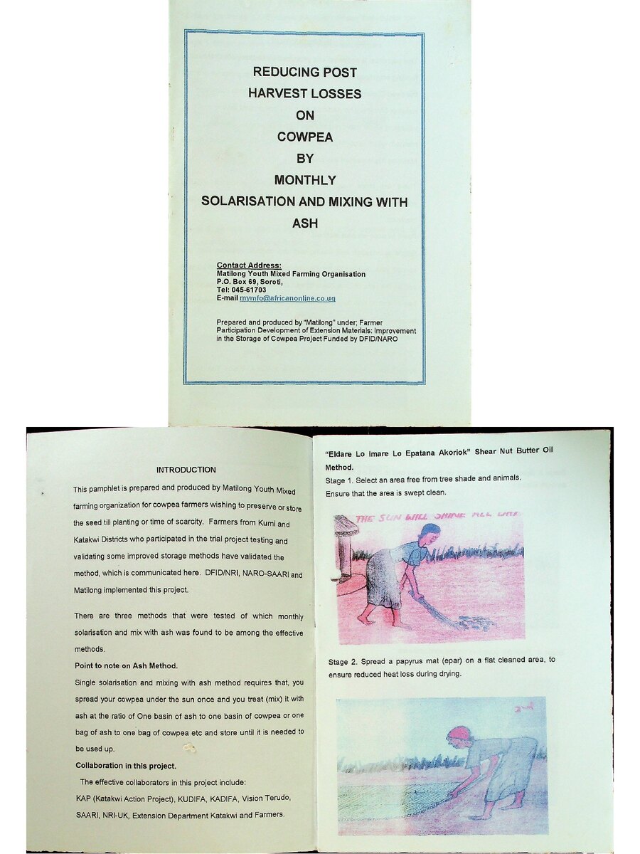 First page of Reducing Post Harvest Losses on Cowpea by Monthly Solarisation and Mixing with Ash