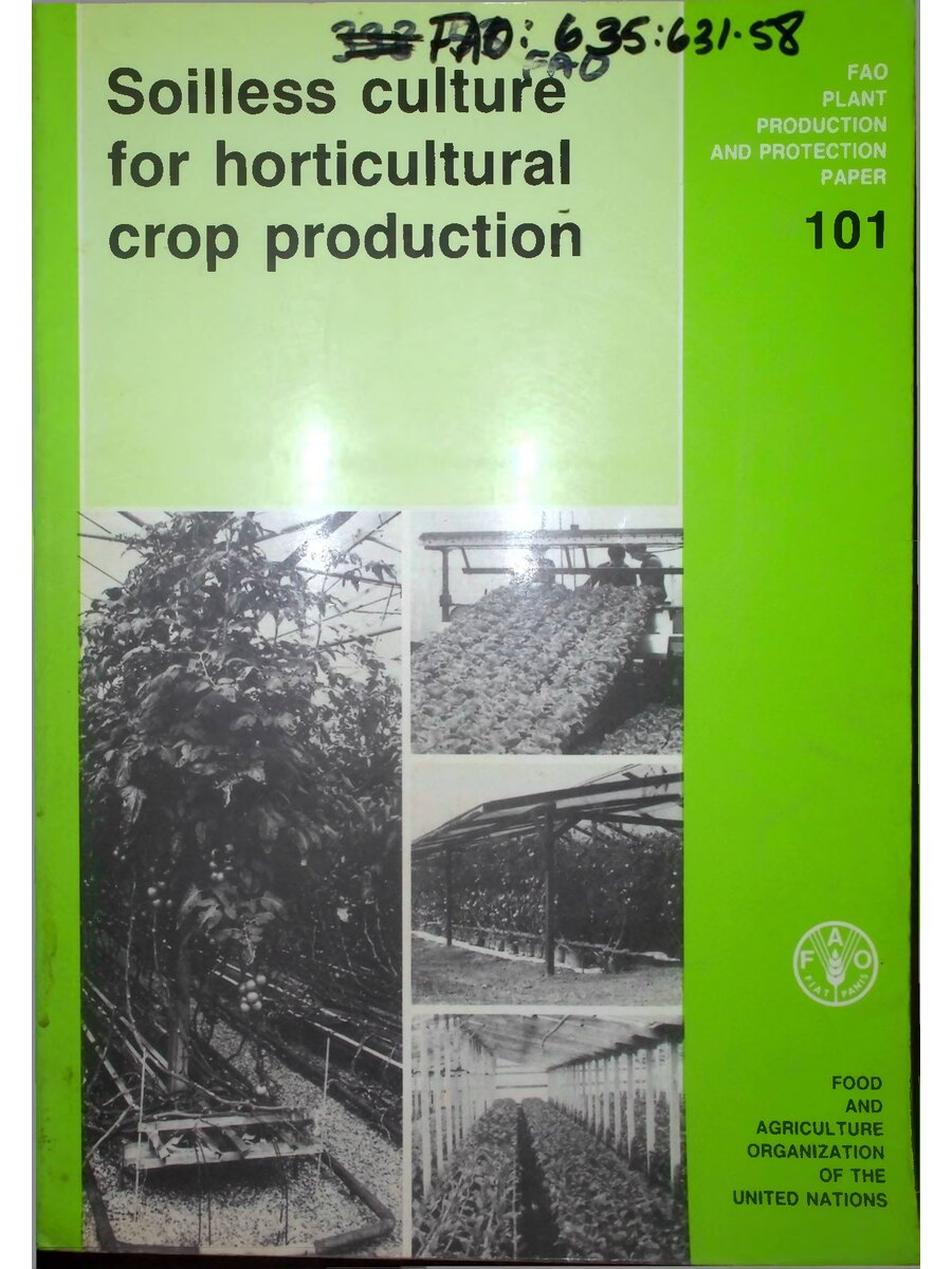First page of Soilless  Culture for Horticultural Crop Production