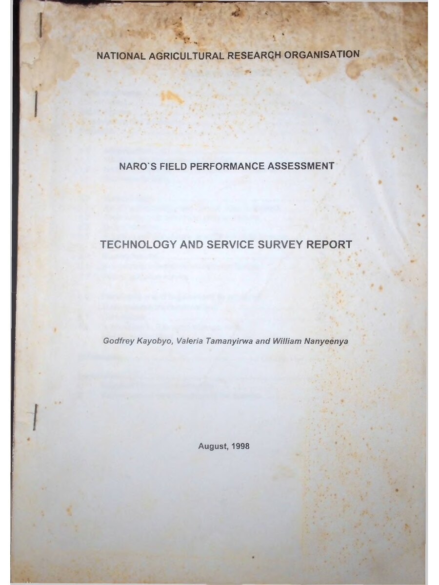 First page of Soil Productivity Aspects of Agroforestry