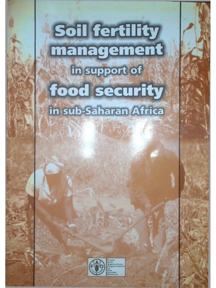 First page of Soil Fertility Management in Support of Food Security in Sub-Saharan Africa