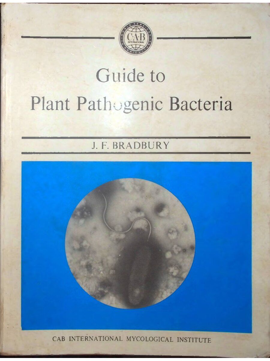 First page of Guide to Plant Pathologenic Bacteria